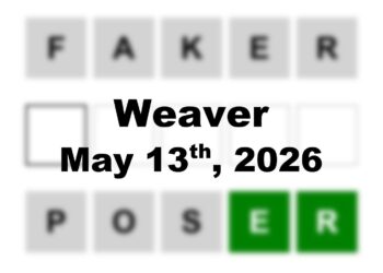 ‘Wordle’ Answer Today 1789 May 13th 2026 – Hints and Solution (5/13/26)