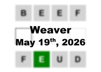 ‘Wordle’ Answer Today 1795 May 19th 2026 – Hints and Solution (5/19/26)