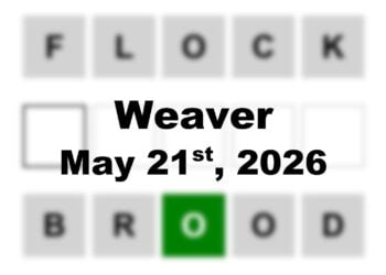 ‘Wordle’ Answer Today 1797 May 21st 2026 – Hints and Solution (5/21/26)