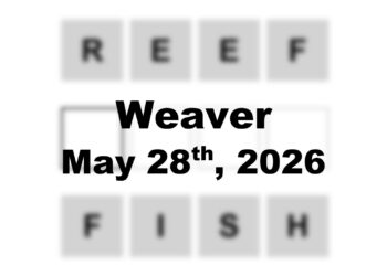 ‘Wordle’ Answer Today 1804 May 28th 2026 – Hints and Solution (5/28/26)