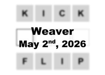 ‘Wordle’ Answer Today 1778 May 2nd 2026 – Hints and Solution (5/2/26)