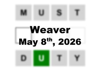 ‘Weaver’ Answer Today Must to Duty: May 8th 2026 Hints and Solution