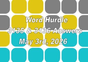 ‘Wordle’ Answer Today 1779 May 3rd 2026 – Hints and Solution (5/3/26)
