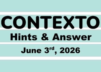 ‘Wordle’ Answer Today 1810 June 3rd 2026 – Hints and Solution (6/3/26)