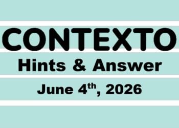 ‘Wordle’ Answer Today 1811 June 4th 2026 – Hints and Solution (6/4/26)