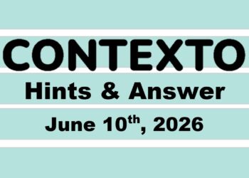 ‘Wordle’ Answer Today 1817 June 10th 2026 – Hints and Solution (6/10/26)
