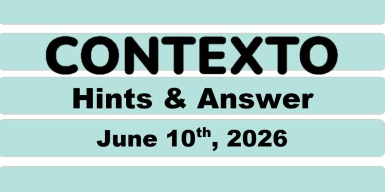 Daily Contexto 1361 - June 10th 2026
