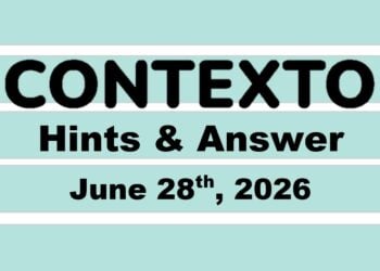 ‘Wordle’ Answer Today 1835 June 28th 2026 – Hints and Solution (6/28/26)