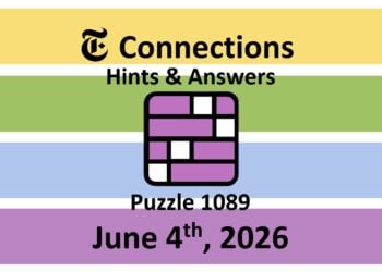 ‘Wordle’ Answer Today 1811 June 4th 2026 – Hints and Solution (6/4/26)