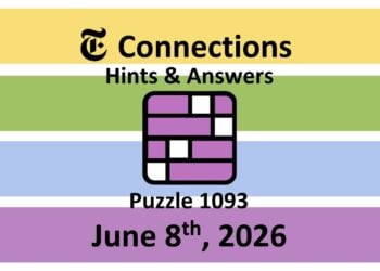 ‘Wordle’ Answer Today 1815 June 8th 2026 – Hints and Solution (6/8/26)