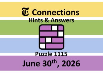 ‘Wordle’ Answer Today 1837 June 30th 2026 – Hints and Solution (6/30/26)