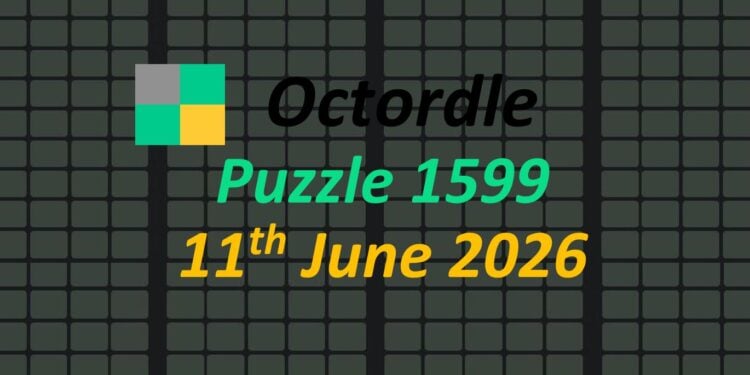 Daily Octordle 11th June 2026 Answers Today 1599