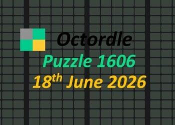 ‘Wordle’ Answer Today 1825 June 18th 2026 – Hints and Solution (6/18/26)