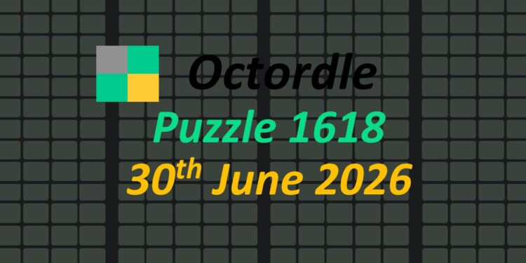 Daily Octordle 30th June 2026 Answers Today 1618