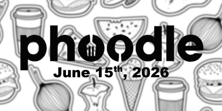 Daily Phoodle - 15th June 2026