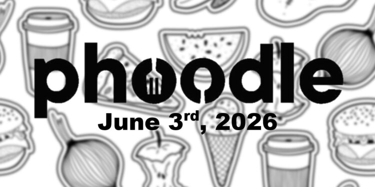 Daily Phoodle - 3rd June 2026