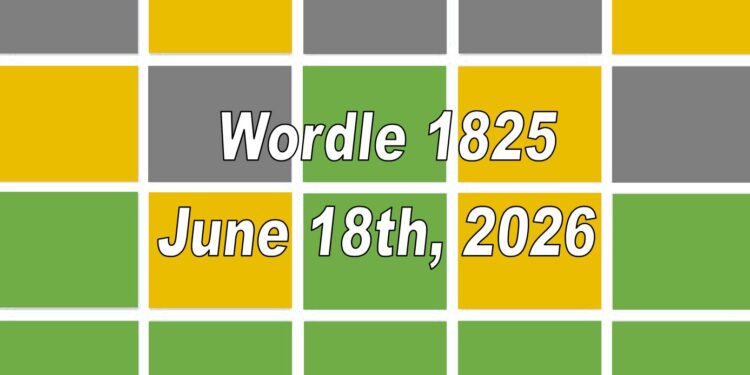 Daily Wordle 184 - 18th June 2026