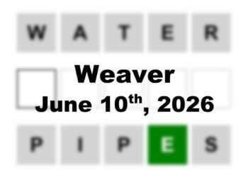 ‘Wordle’ Answer Today 1817 June 10th 2026 – Hints and Solution (6/10/26)