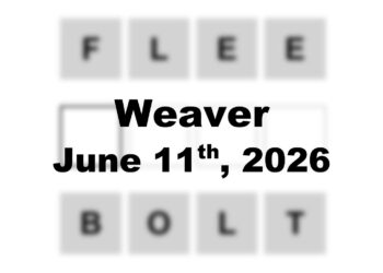 ‘Wordle’ Answer Today 1818 June 11th 2026 – Hints and Solution (6/11/26)