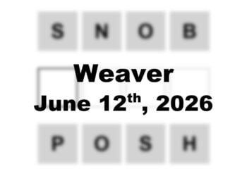 ‘Wordle’ Answer Today 1819 June 12th 2026 – Hints and Solution (6/12/26)