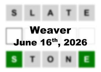 ‘Wordle’ Answer Today 1823 June 16th 2026 – Hints and Solution (6/1/26)