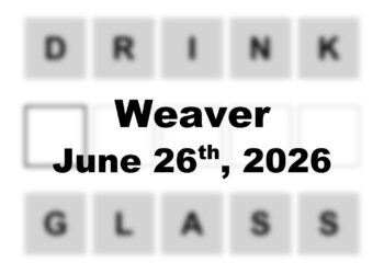 ‘Wordle’ Answer Today 1833 June 26th 2026 – Hints and Solution (6/26/26)