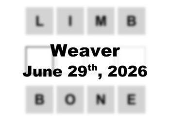‘Weaver’ Answer Today Limb to Bone: June 29th 2026 Hints and Solution