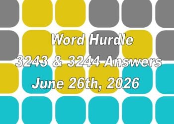 ‘Wordle’ Answer Today 1833 June 26th 2026 – Hints and Solution (6/26/26)