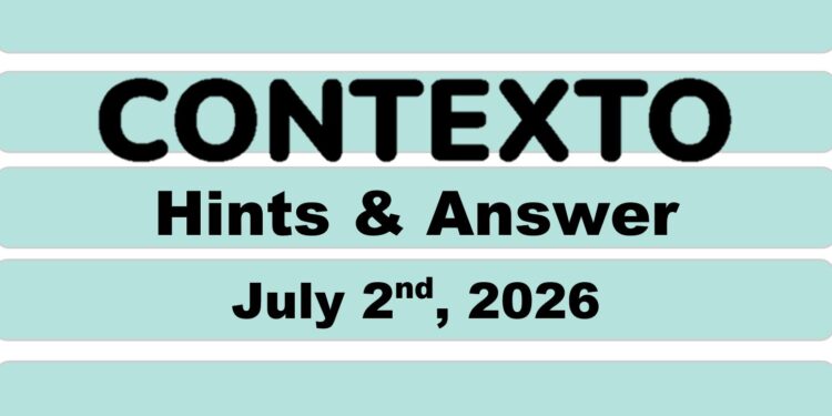 Daily Contexto 1383 - July 2nd 2026