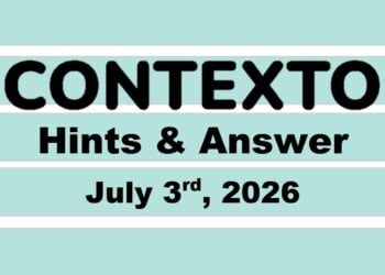 ‘Wordle’ Answer Today 1840 July 3rd 2026 – Hints and Solution (7/3/26)