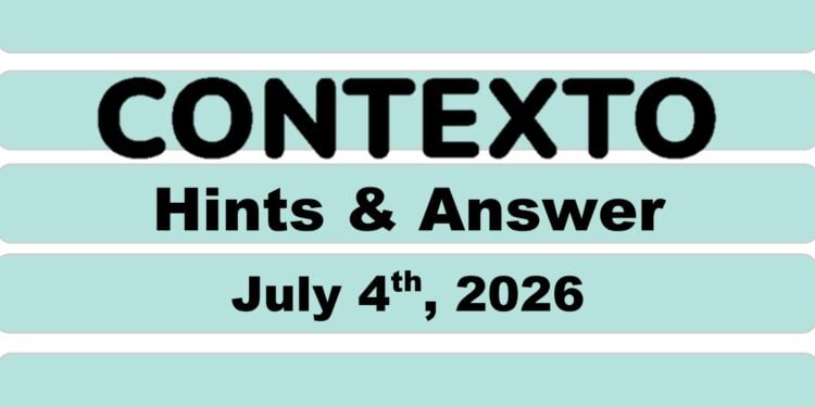 Daily Contexto 1385 - July 4th 2026