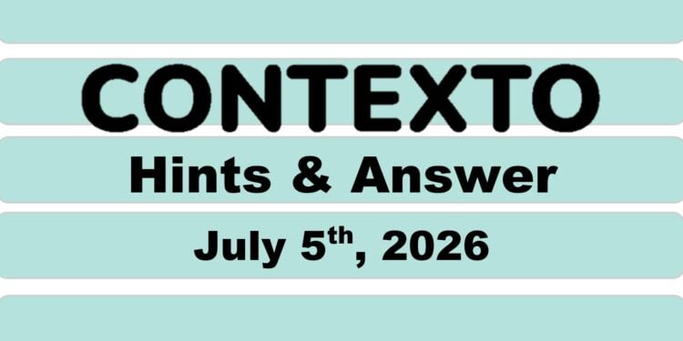 Daily Contexto 1386 - July 5th 2026