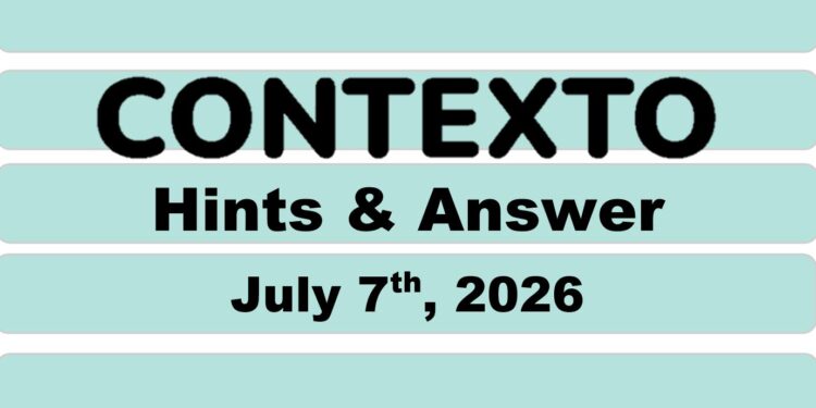 Daily Contexto 1388 - July 7th 2026