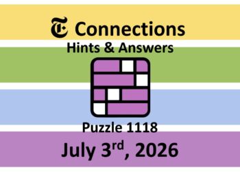 ‘Wordle’ Answer Today 1840 July 3rd 2026 – Hints and Solution (7/3/26)