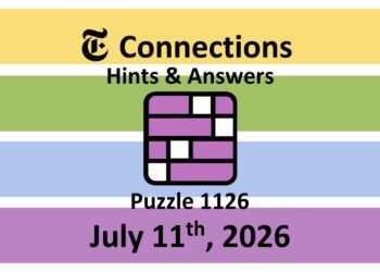 ‘Wordle’ Answer Today 1848 July 11th 2026 – Hints and Solution (7/11/26)