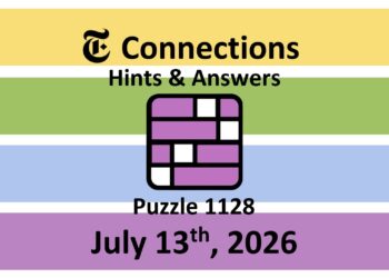 ‘Wordle’ Answer Today 1850 July 13th 2026 – Hints and Solution (7/13/26)