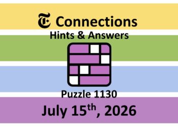 ‘Wordle’ Answer Today 1852 July 15th 2026 – Hints and Solution (7/15/26)