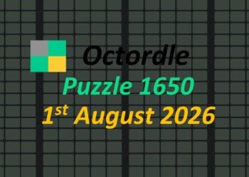 ‘Wordle’ Answer Today 1869 August 1st 2026 – Hints and Solution (8/1/26)