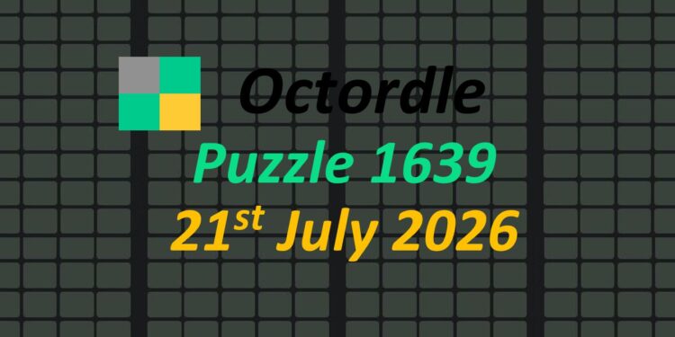 Daily Octordle 21st June 2026 Answers Today 1639