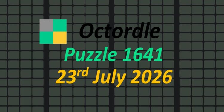Daily Octordle 23rd June 2026 Answers Today 1641