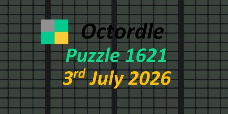 Daily Octordle 3rd June 2026 Answers Today 1621