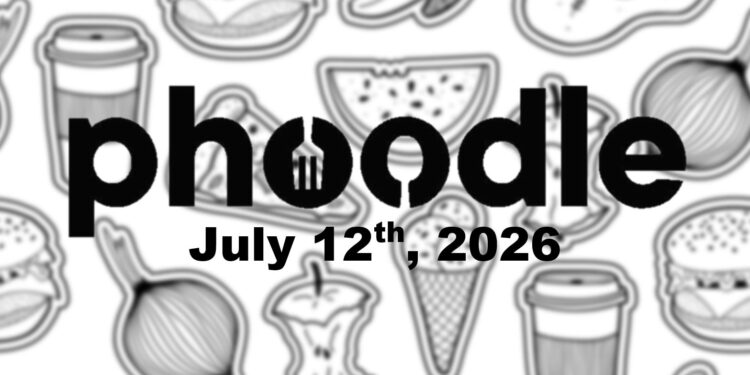 Daily Phoodle - 12th July 2026