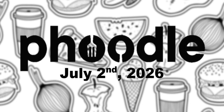 Daily Phoodle - 2nd July 2026