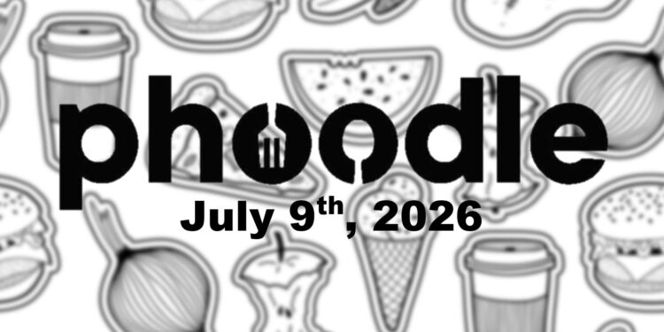 Daily Phoodle - 9th July 2026