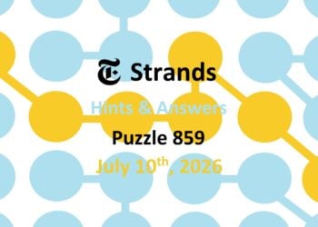 ‘Wordle’ Answer Today 1847 July 10th 2026 – Hints and Solution (7/10/26)
