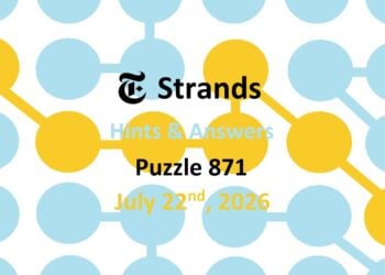 ‘Wordle’ Answer Today 1859 July 22nd 2026 – Hints and Solution (7/22/26)