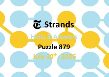 ‘Wordle’ Answer Today 1867 July 30th 2026 – Hints and Solution (7/30/26)