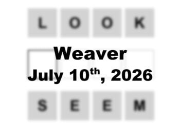‘Wordle’ Answer Today 1847 July 10th 2026 – Hints and Solution (7/10/26)
