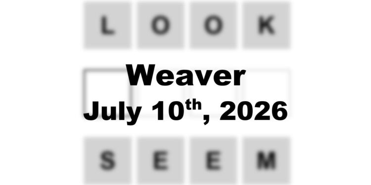 Weaver Answer - 10th July 2026