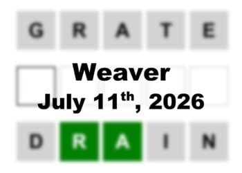 ‘Wordle’ Answer Today 1848 July 11th 2026 – Hints and Solution (7/11/26)
